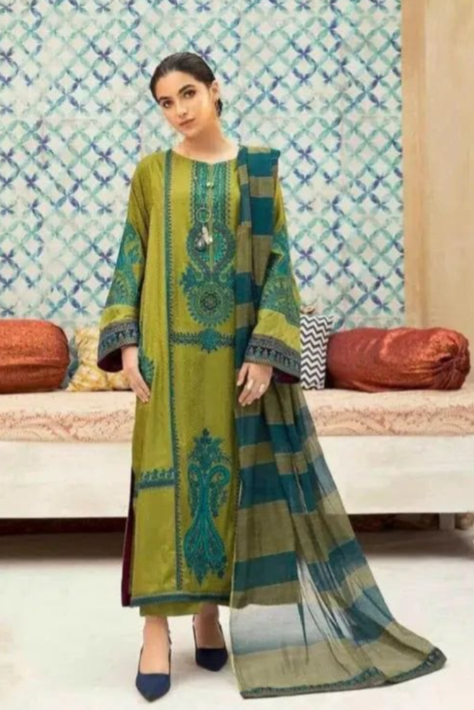 MARIA B Best Quality Lawn 3Pc